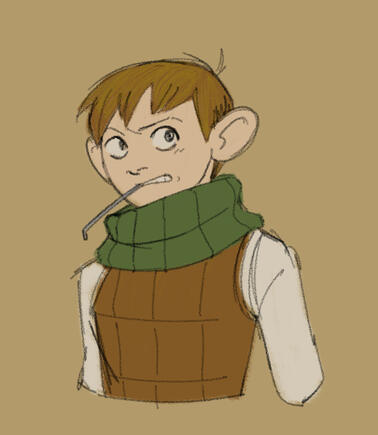 colored sketch (extra $10)